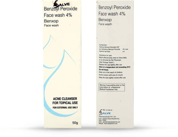 Benxop 4% Face Wash - 50gm