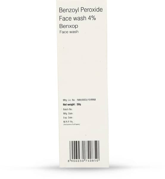 Benxop 4% Face Wash - 50gm