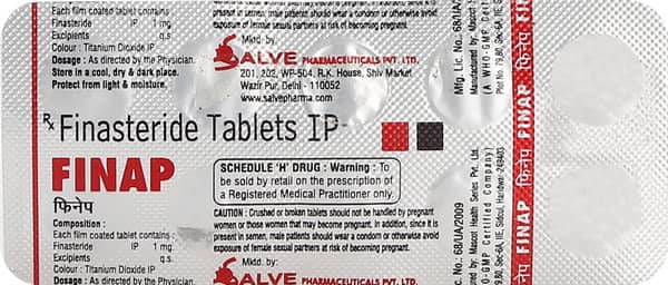 Finap 1mg Strip Of 10 Tablets