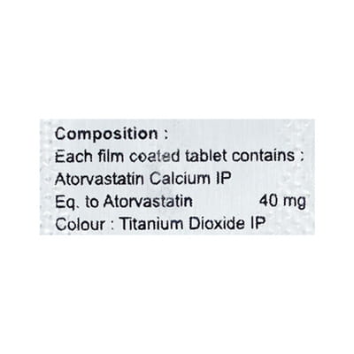 Atorfirst 40mg Strip Of 10 Tablets