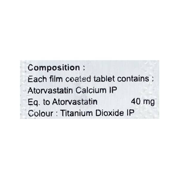 Atorfirst 40mg Strip Of 10 Tablets