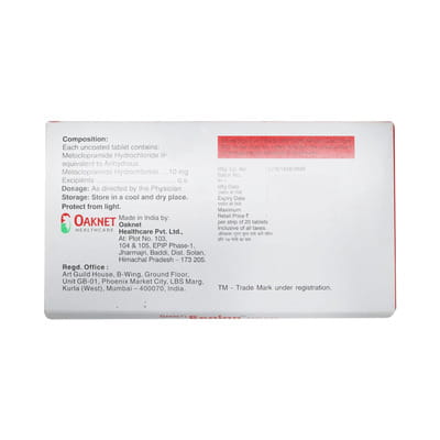 Reglan 10mg Strip Of 20 Tablets