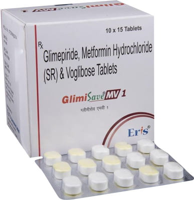 Glimisave Mv 1 Strip Of 15 Tablets