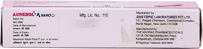 Acnesol A Nano Tube Of 15gm Gel