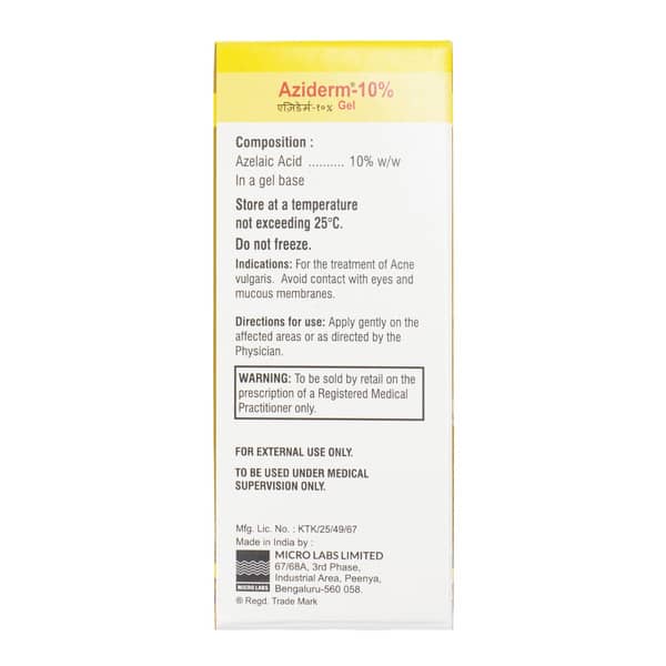 Aziderm 10% Gel