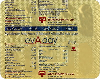 Evaday Strip Of 10 Capsules