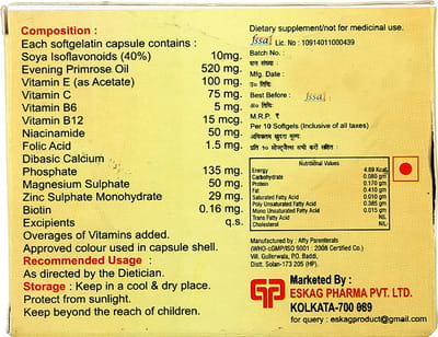 Evaday Strip Of 10 Capsules