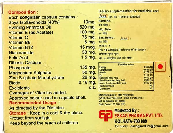 Evaday Strip Of 10 Capsules
