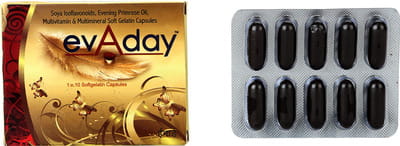 Evaday Strip Of 10 Capsules