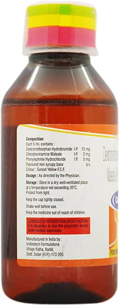 Cozymin Dx Sugar Free Bottle Of 100ml Syrup