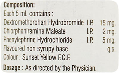 Cozymin Dx Sugar Free Bottle Of 100ml Syrup