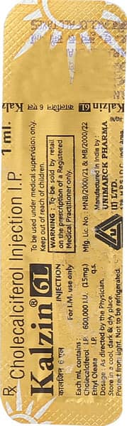 Kalzin 6l Ampoule Of 1ml Injection