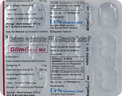 Glimisave M2 Strip Of 15 Tablets
