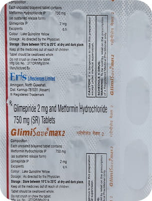 Glimisave Max 2 Strip Of 15 Tablets
