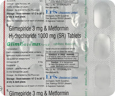 Glimisave Max Forte 3 Strip Of 15 Tablets