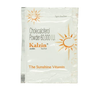 Kalzin 60K Sugar Free Sachet Of 1Gm Oral Powder