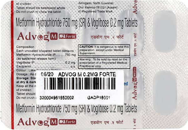 Advog M 0.2Mg Forte Strip Of 10 Tablets