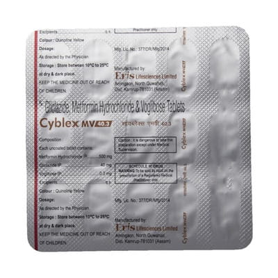 Cyblex Mv 40.3mg Strip Of 10 Tablets