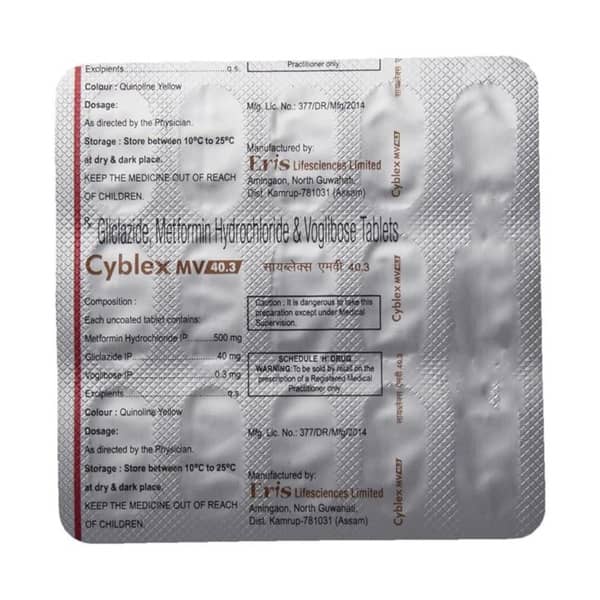 Cyblex Mv 40.3mg Strip Of 10 Tablets