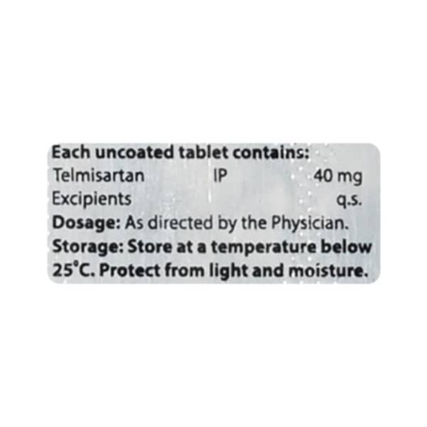 Telsure 40Mg Strip Of 10 Tablets