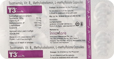 T3 Strip Of 10 Capsules