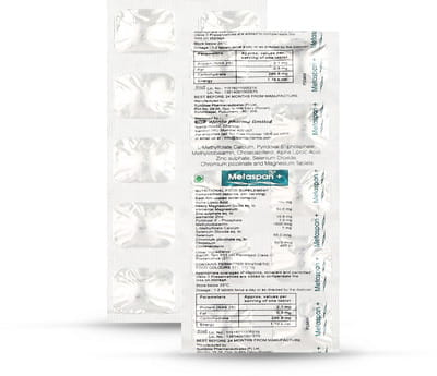 Metaspan Plus Strip Of 10 Tablets