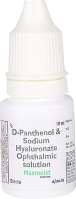 Maxmoist Bottle Of 10ml Eye Drops