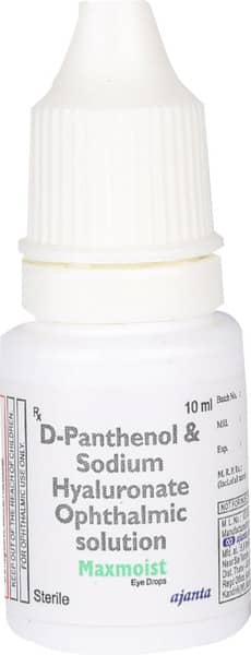 Maxmoist Bottle Of 10ml Eye Drops