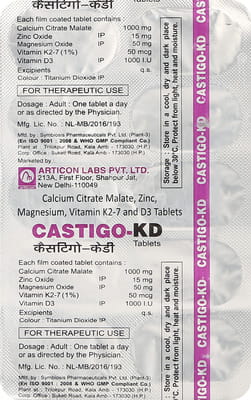 Castigo Kd Strip Of 10 Tablets