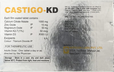 Castigo Kd Strip Of 10 Tablets