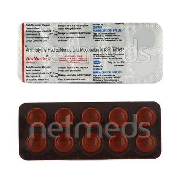 Amnurite 5mg Strip Of 10 Tablets