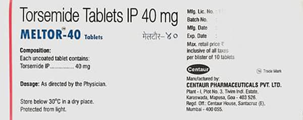 Meltor 40mg Strip Of 10 Tablets