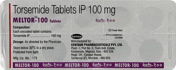 Meltor 100mg Strip Of 10 Tablets