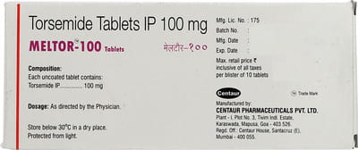 Meltor 100mg Strip Of 10 Tablets