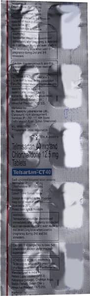 Telsartan Ct 40mg Strip Of 10 Tablets