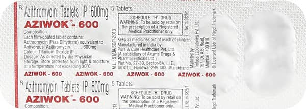 Aziwok 600mg Strip Of 5 Tablets