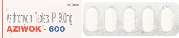 Aziwok 600mg Strip Of 5 Tablets