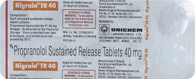 Nigrain Tr 40mg Tablet