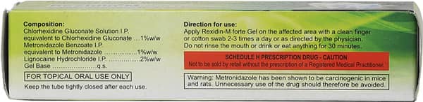 Rexidin M Forte Mouth Gel