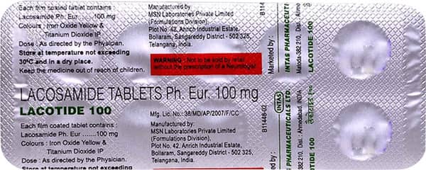Lacotide 100mg Strip Of 10 Tablets