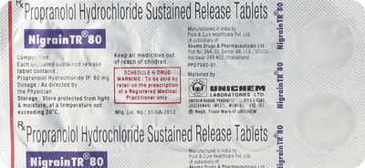 Nigrain Tr 80mg Tablet