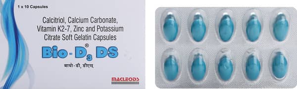 Bio D3 Ds Strip Of 10 Capsules