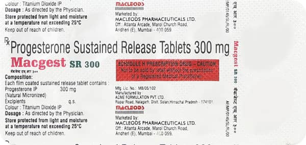 Macgest Sr 300Mg Strip Of 10 Tablets