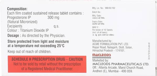 Macgest Sr 300Mg Strip Of 10 Tablets