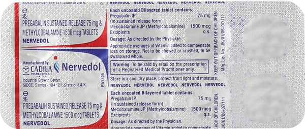 Nervedol Strip Of 10 Tablets