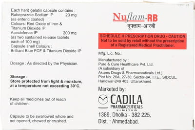 Nuflam Rb Strip Of 10 Capsules