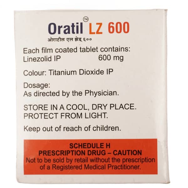 Oratil Lz 600mg Strip Of 10 Tablets