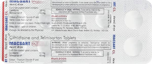 Macsart Cl 40 Strip Of 10 Tablets