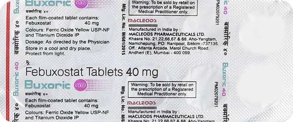 Buxoric 40mg Strip Of 10 Tablets
