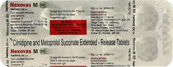 Nexovas M 50mg Strip Of 10 Tablets